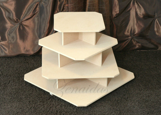 Cupcake Stand 4 Tier Square