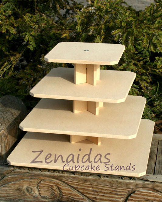 Cupcake Stand 4 Tier Square