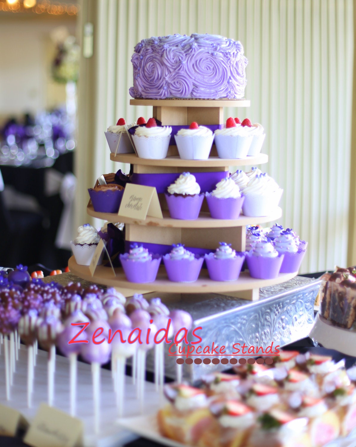 Cupcake Stand 4 Tier Round